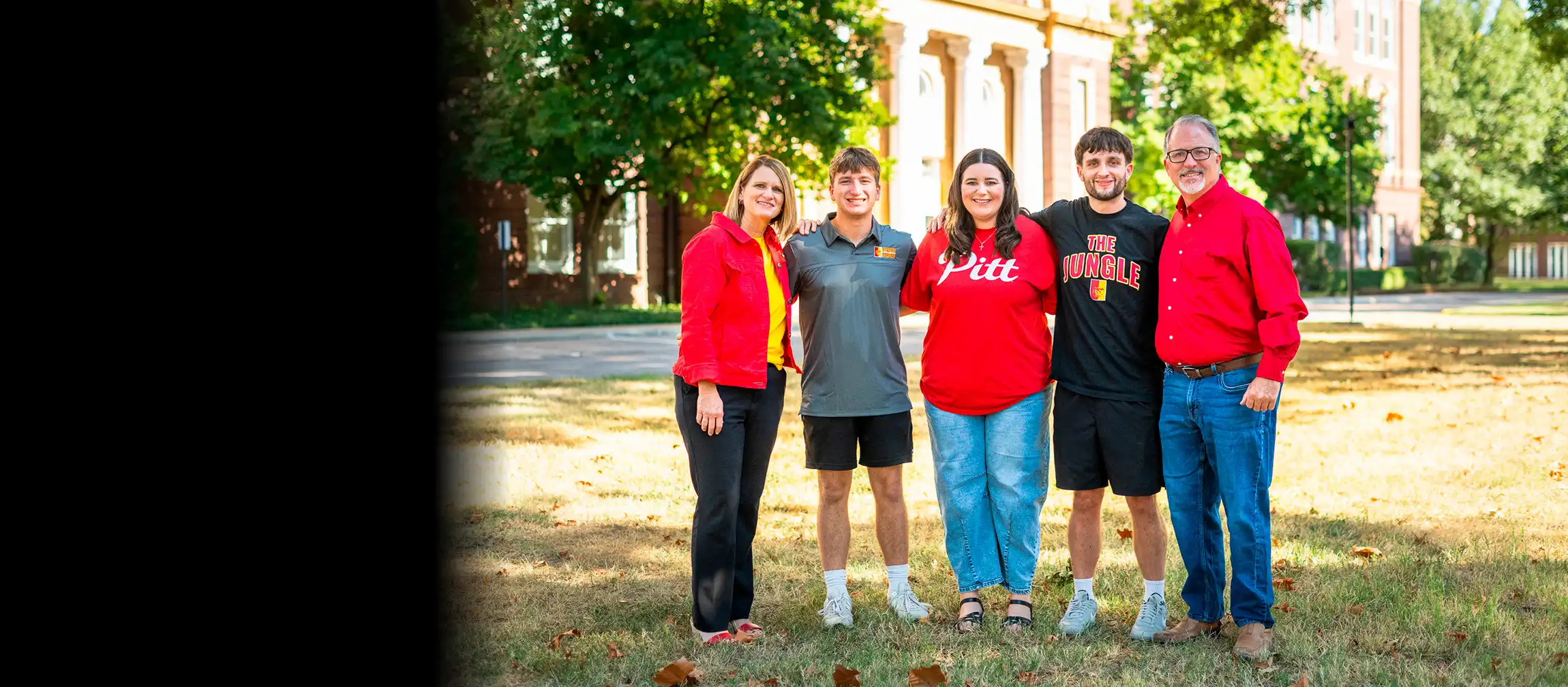 Pitt State students walking together on campus