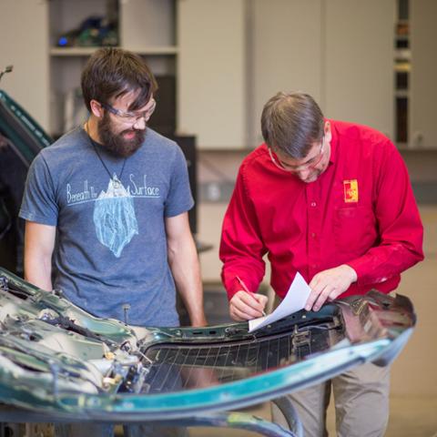 Automotive Department in Kansas Technology Center for Auto Repair