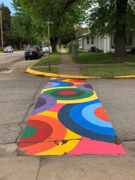 Crosswalk Mural Multicolor