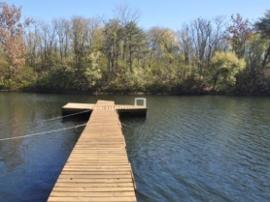 bridge on a lake