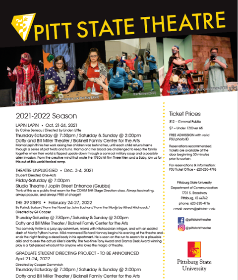 2021-22 Theatre Brochure