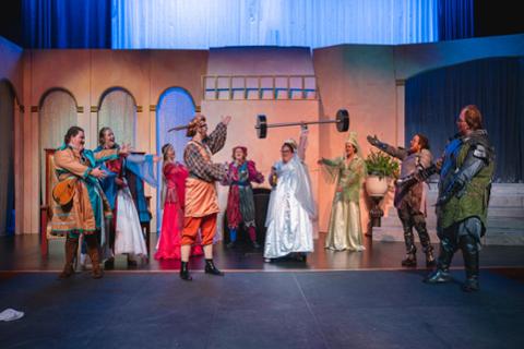 photo from production of Once Upon a Mattress