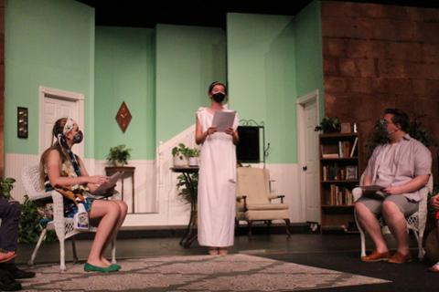 scene from Vanya and Sonia and Masha and Spike