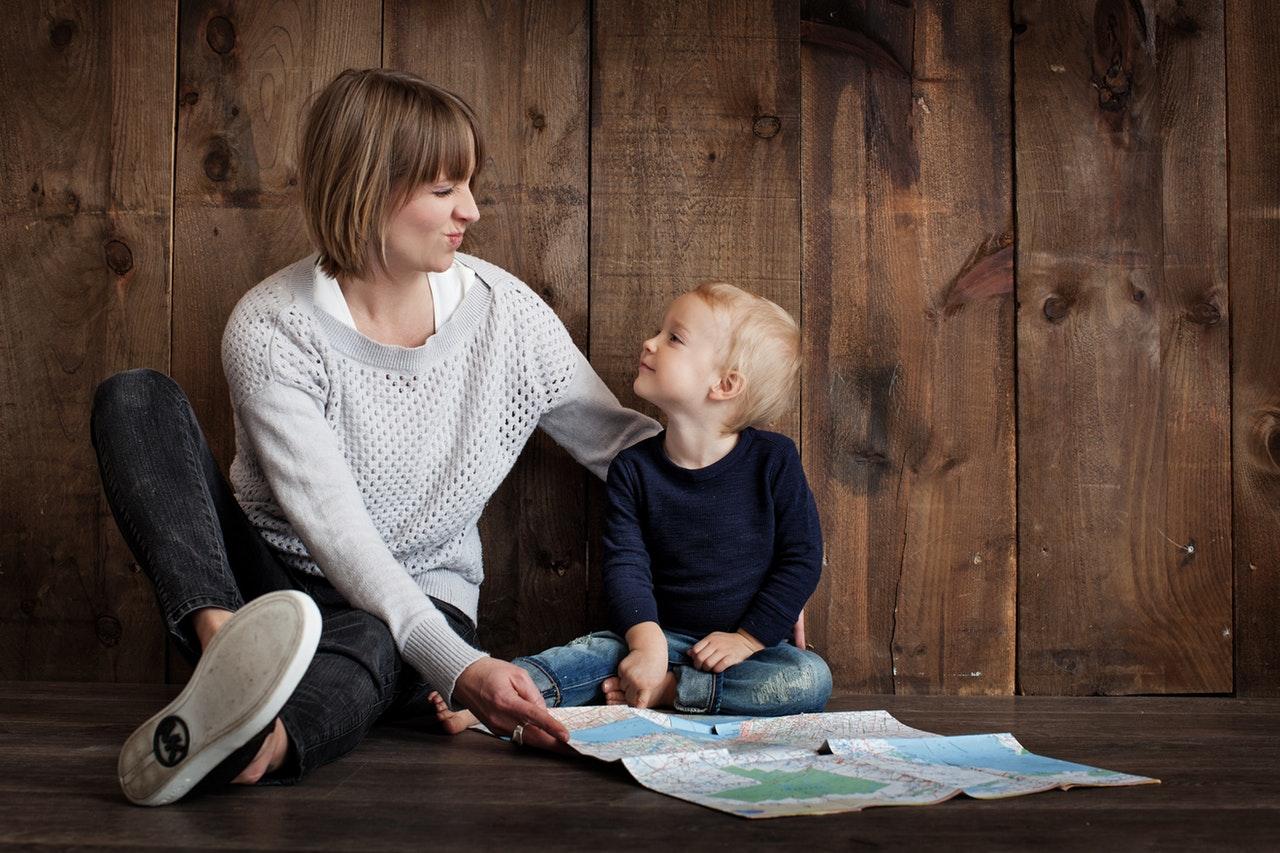 Adult with Small Child