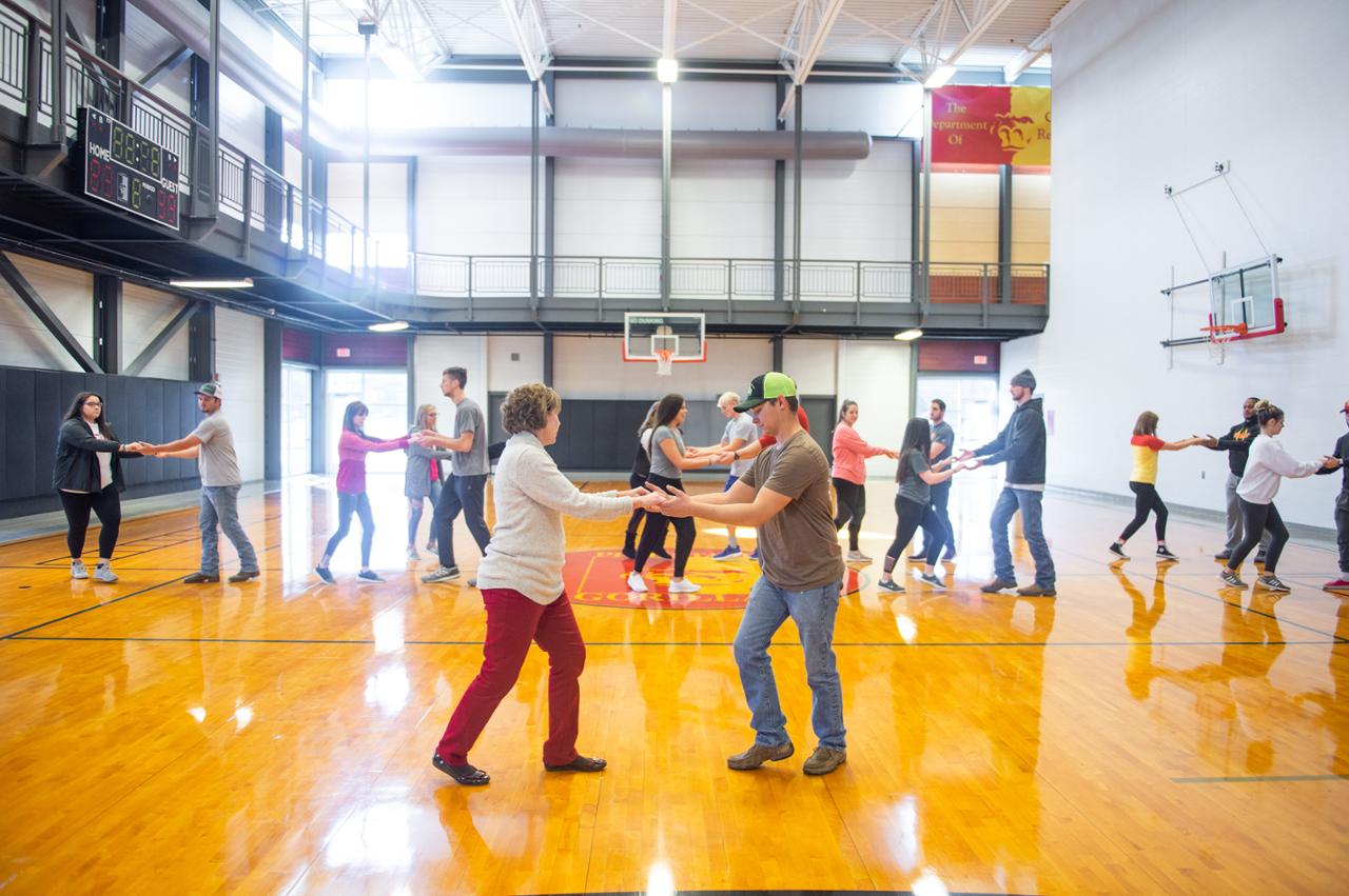 Students in Dance Class