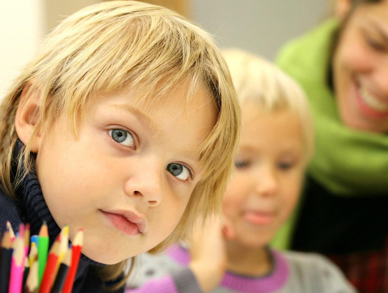 Elementary Teacher and Students