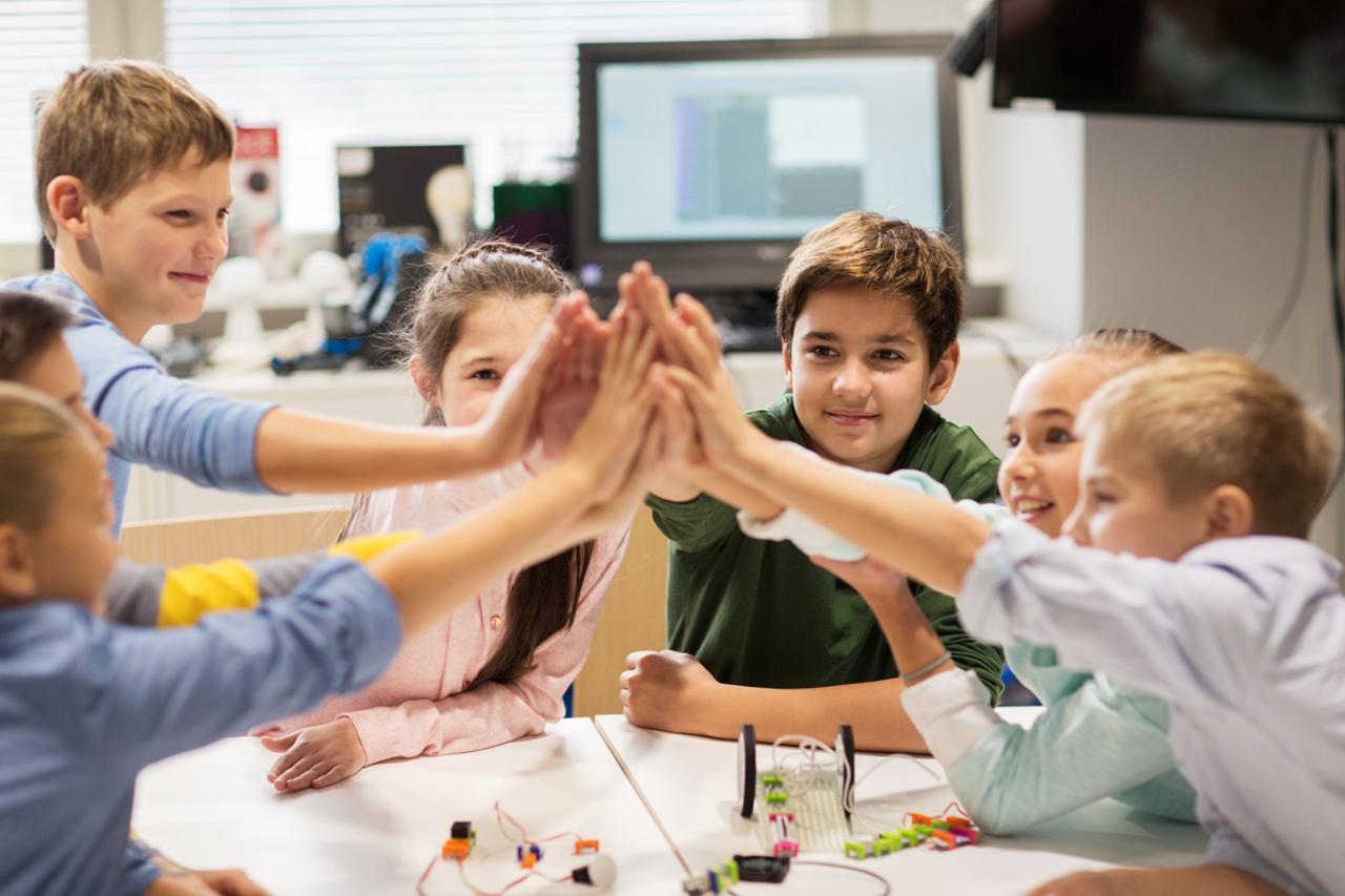 Group of Elementary Students