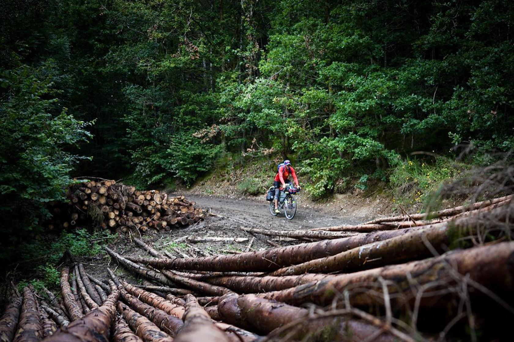 Nathan on bike