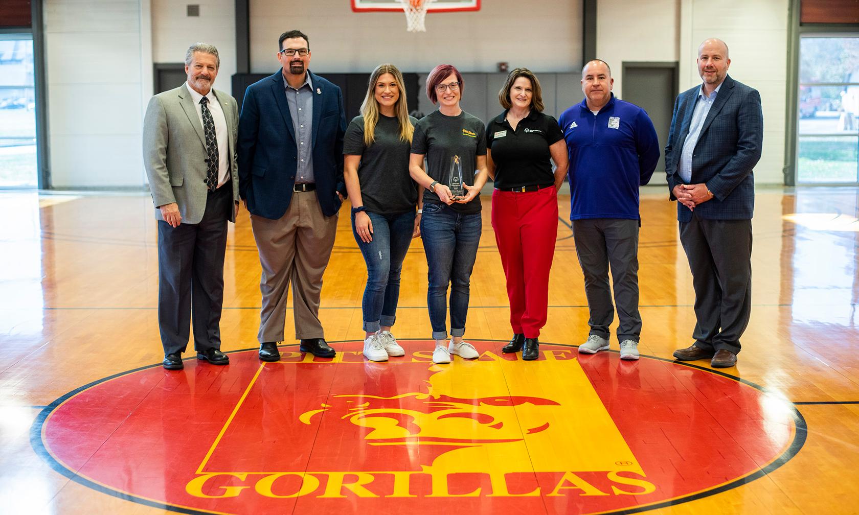 Group with award