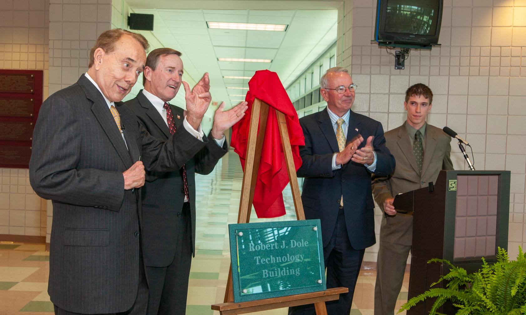 Bob Dole at KTC dedication