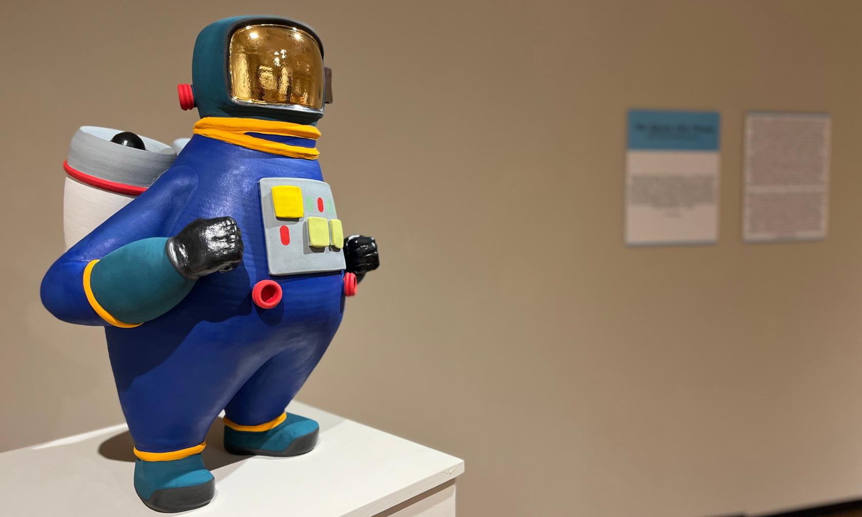 art exhibit - astronaut