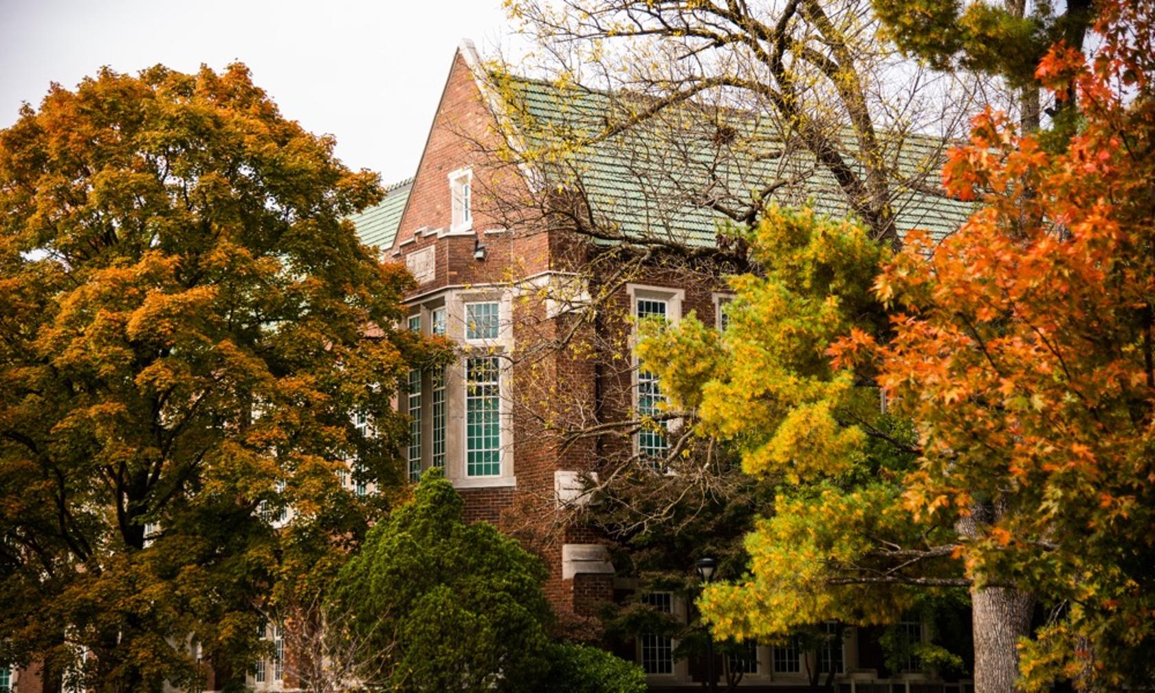 Campus in fall