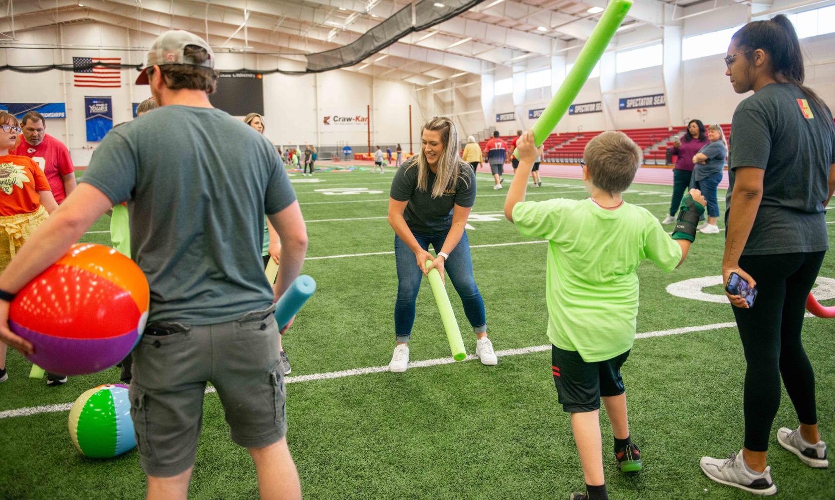 Libby at the field day