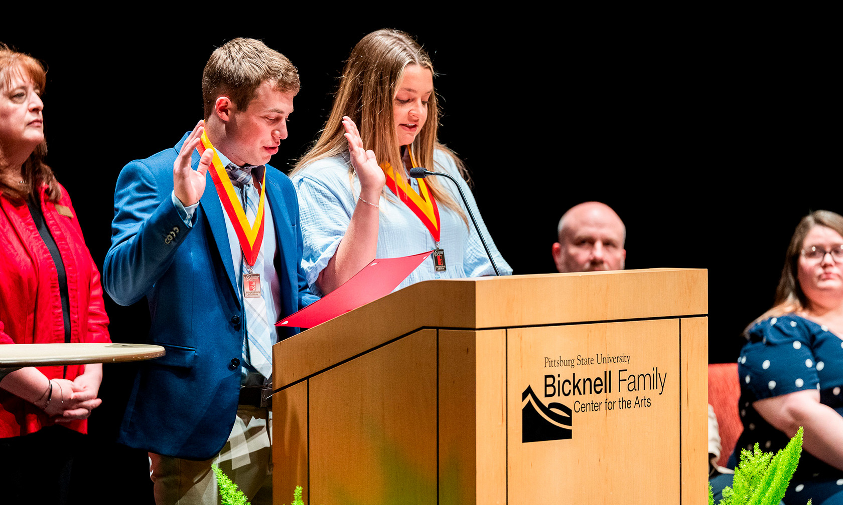 New teachers taking oath