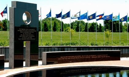 Memorial reflecting pool