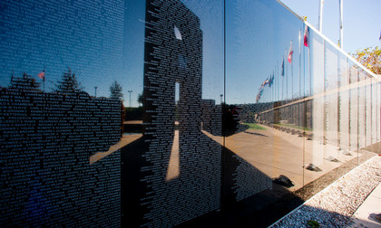 veterans memorial wall