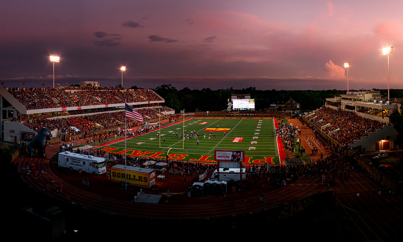 Carnie Smith Stadium aerial shot