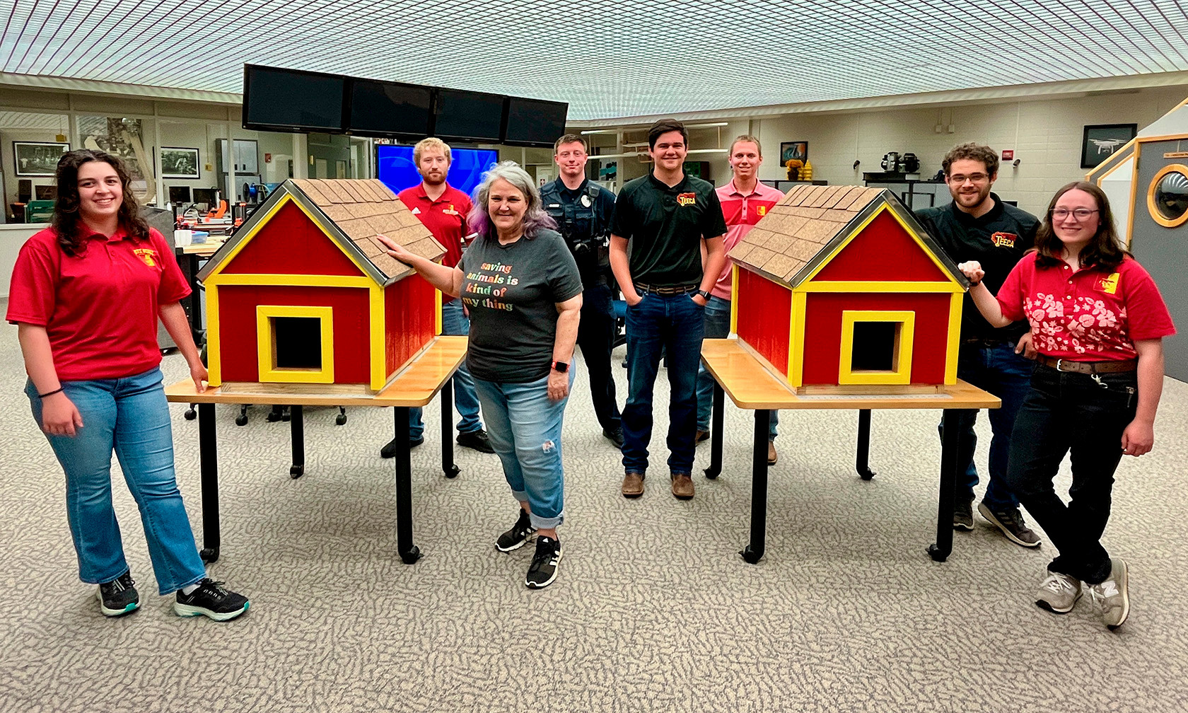 students and their doghouses