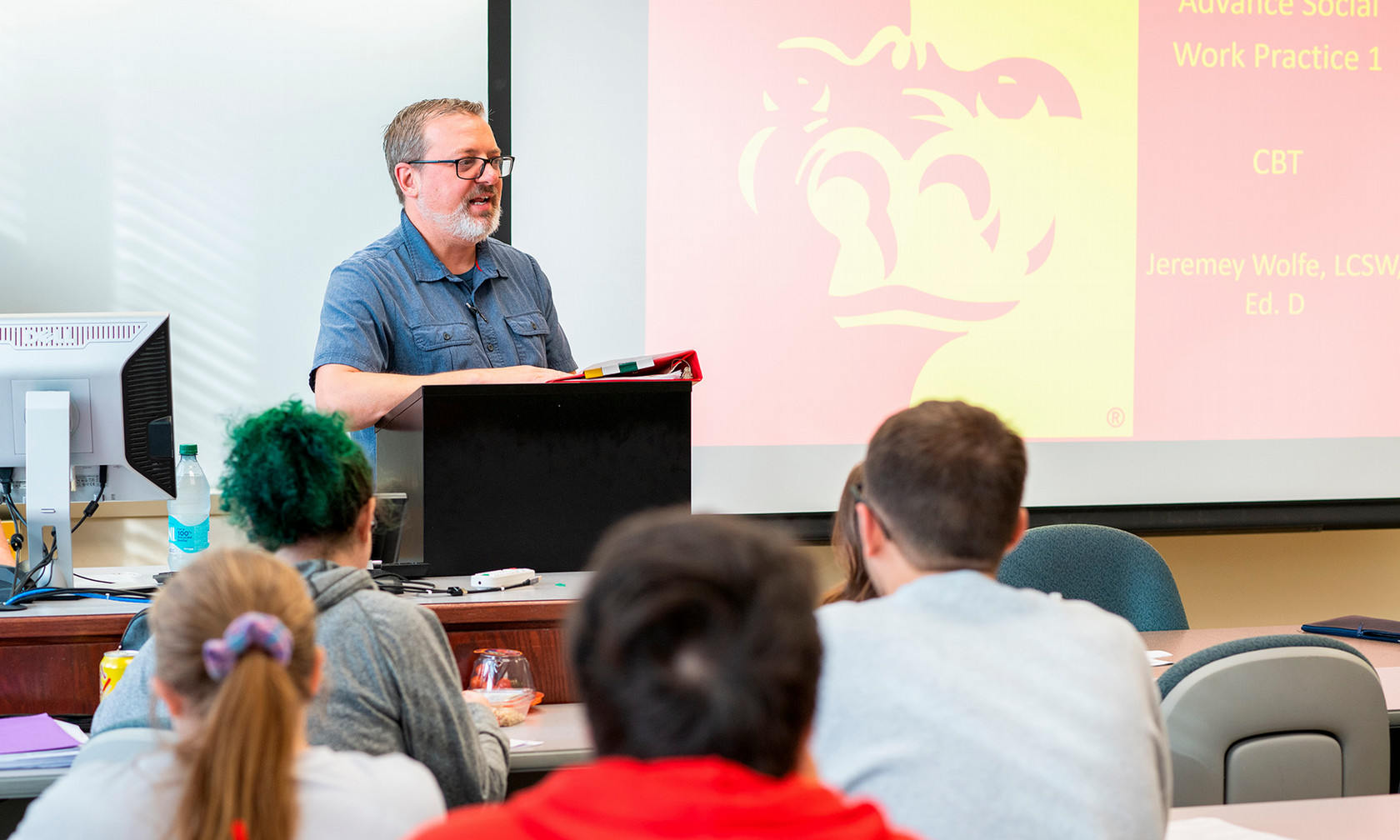 Social work classroom