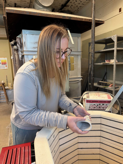 Art exhibit kiln