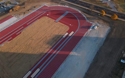 Outdoor Track &amp; Field w/stripes