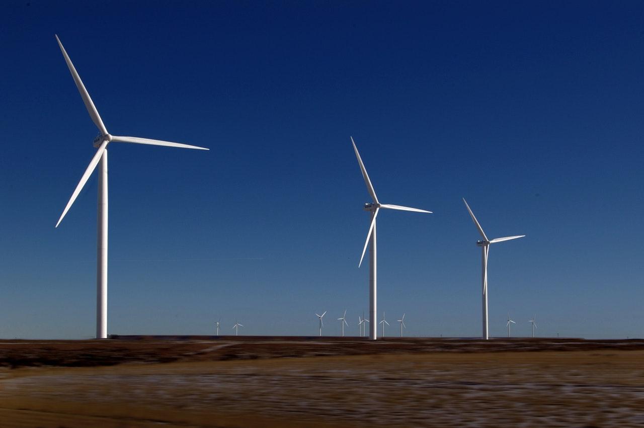 Wind turbine farm