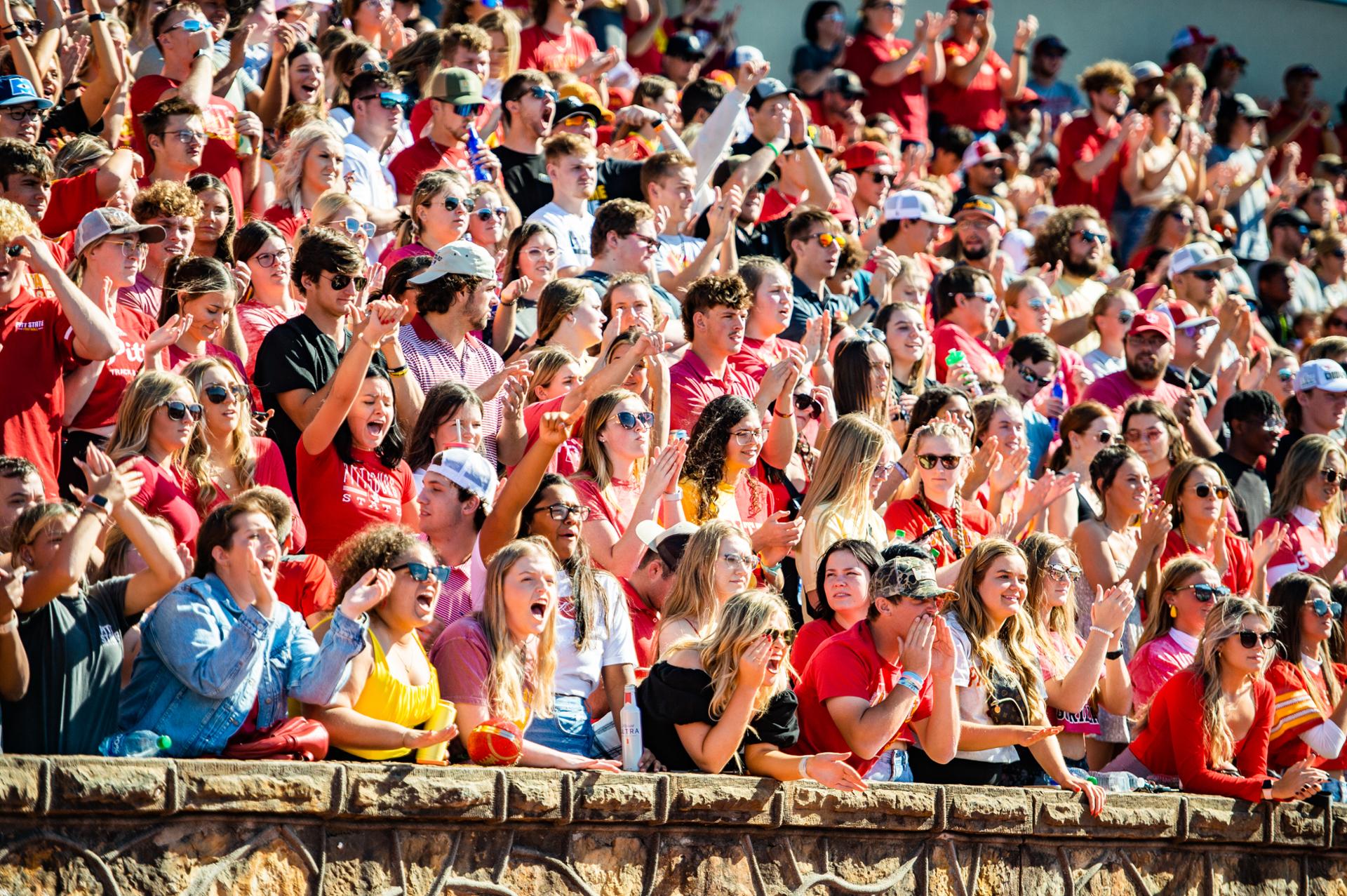 Gameday Students facing west 1920w