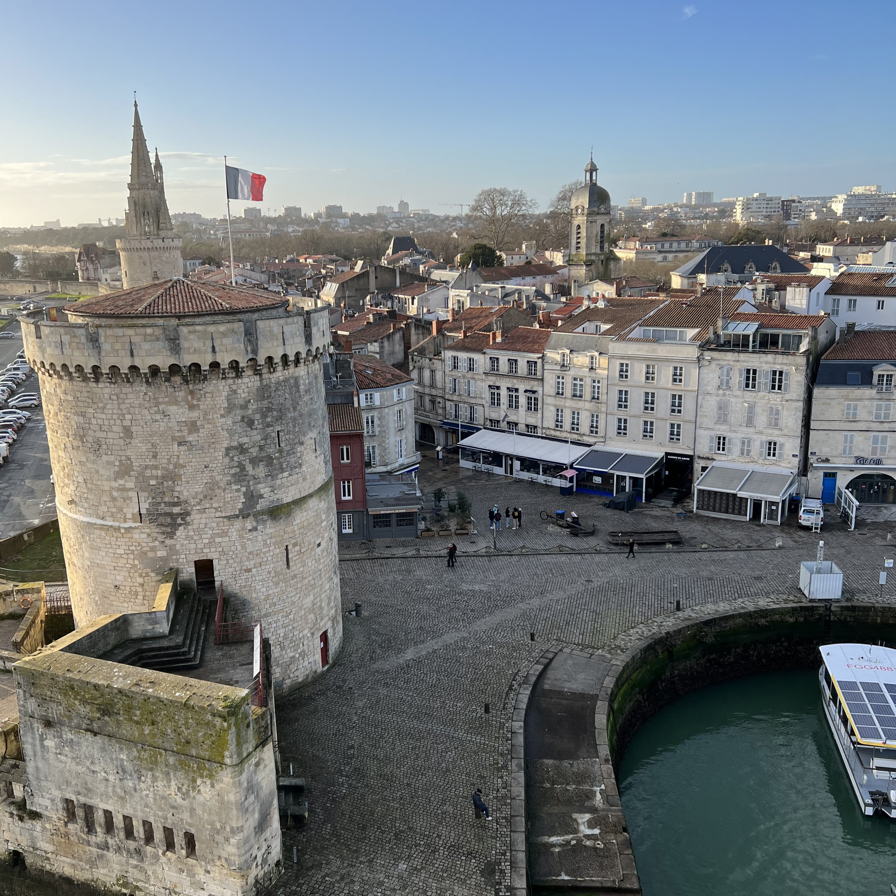 Arial shot of La Rochelle towers 960w