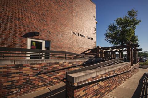 Nation Hall residential housing for college students at Pitt State