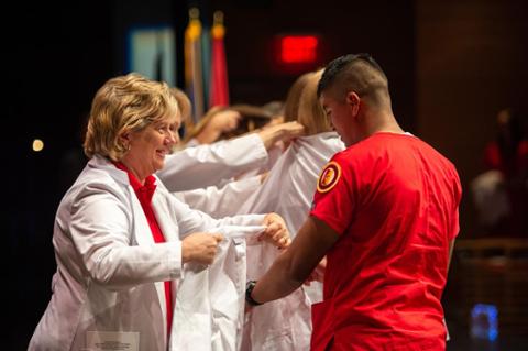 Nursing White Coat Ceremony at Pittsburg State University Irene Ransom Bradley School of Nursing