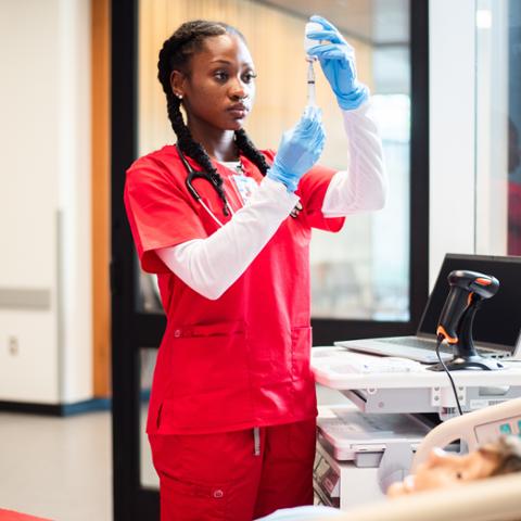 Irene Ransom Bradley School of Nursing Simulated Lab Activity at Pittsburg State University