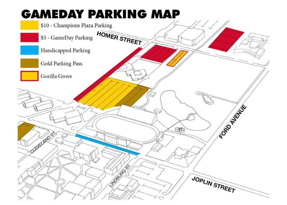 football tailgate parking map 960w