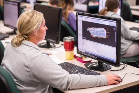 Building Information Systems software training for construction management majors at Pitt State