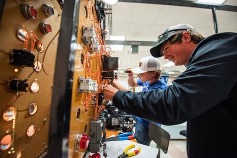 College student earns electrician certification at pitt state