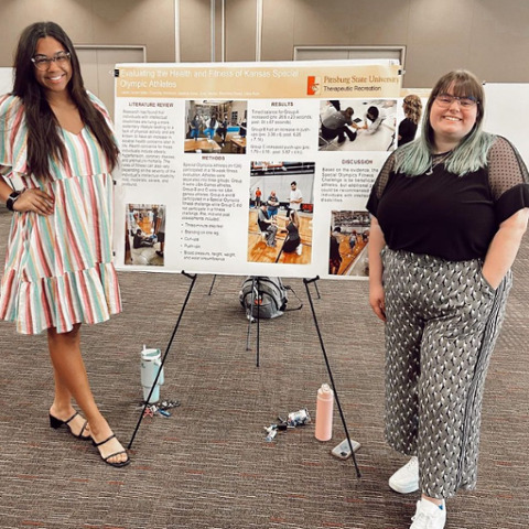 recreation major submits research to conference at pitt state