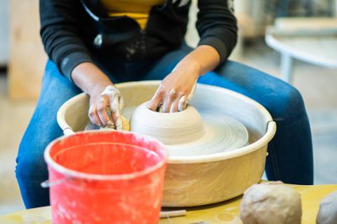 Ceramics Student at Pittsburg State