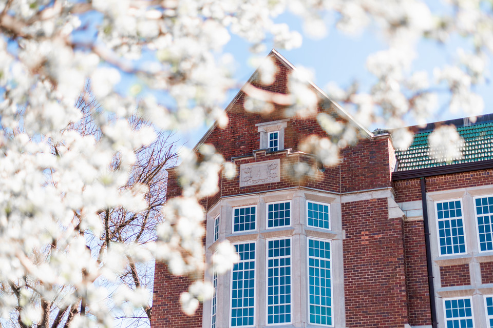porter hall in spring