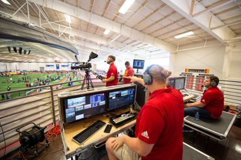 live production of sports in media production emphasis in Communications program at Pittsburg State University