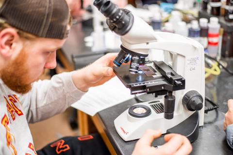 biochemistry, pharmaceutical chemistry, environmental chemistry lab at Pittsburg State