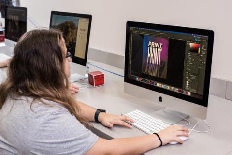 graphic design courses for graphic design degree at Pittsburg State University