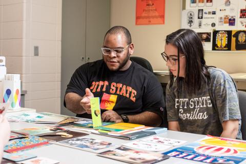 graphic design courses at Pittsburg State University for graphic design major