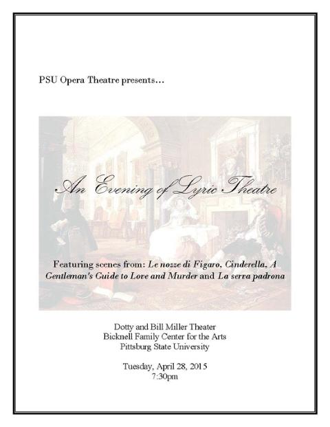 An Evening of Lyric Theatre Poster