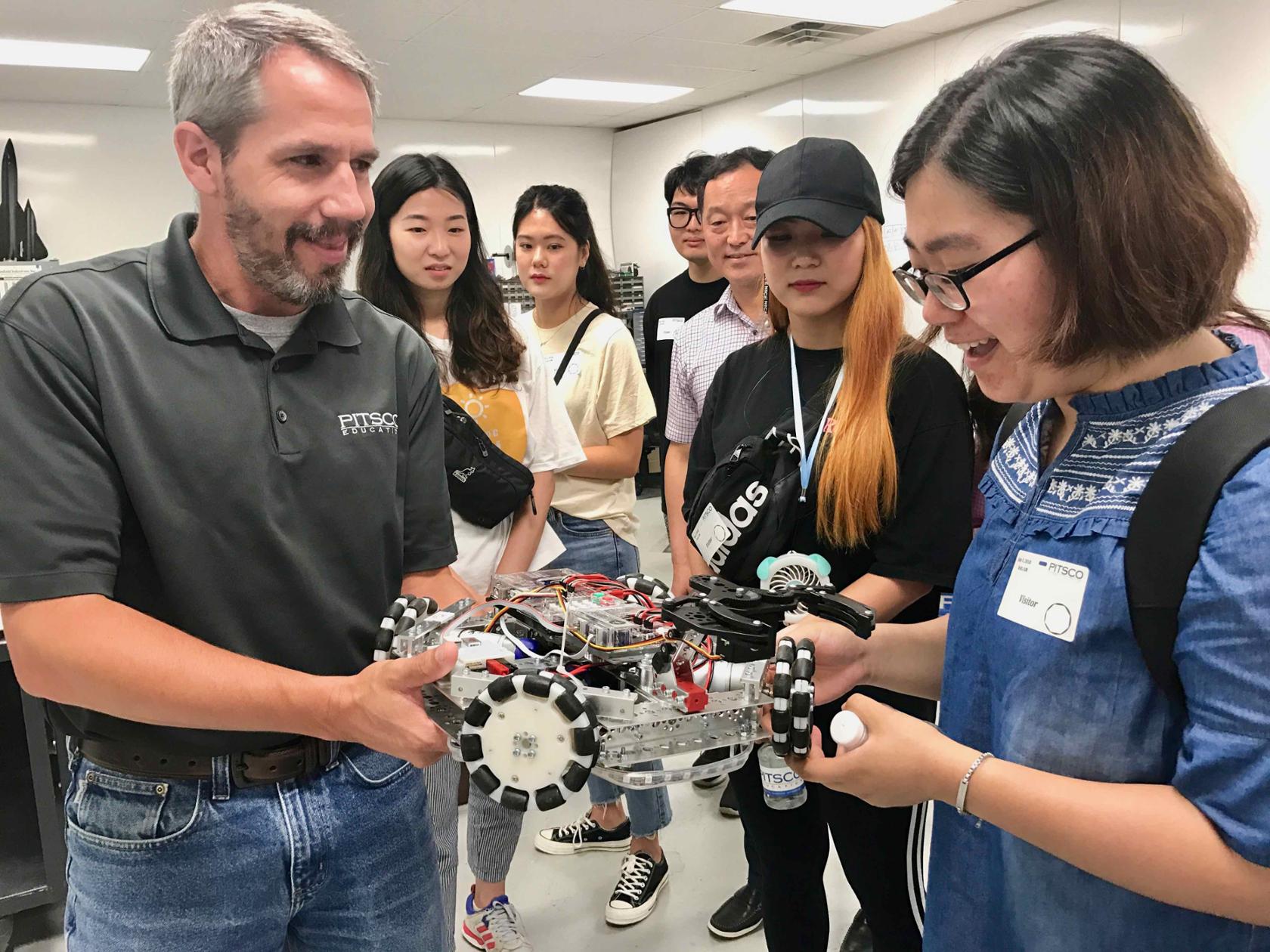 Korean students at Pitsco