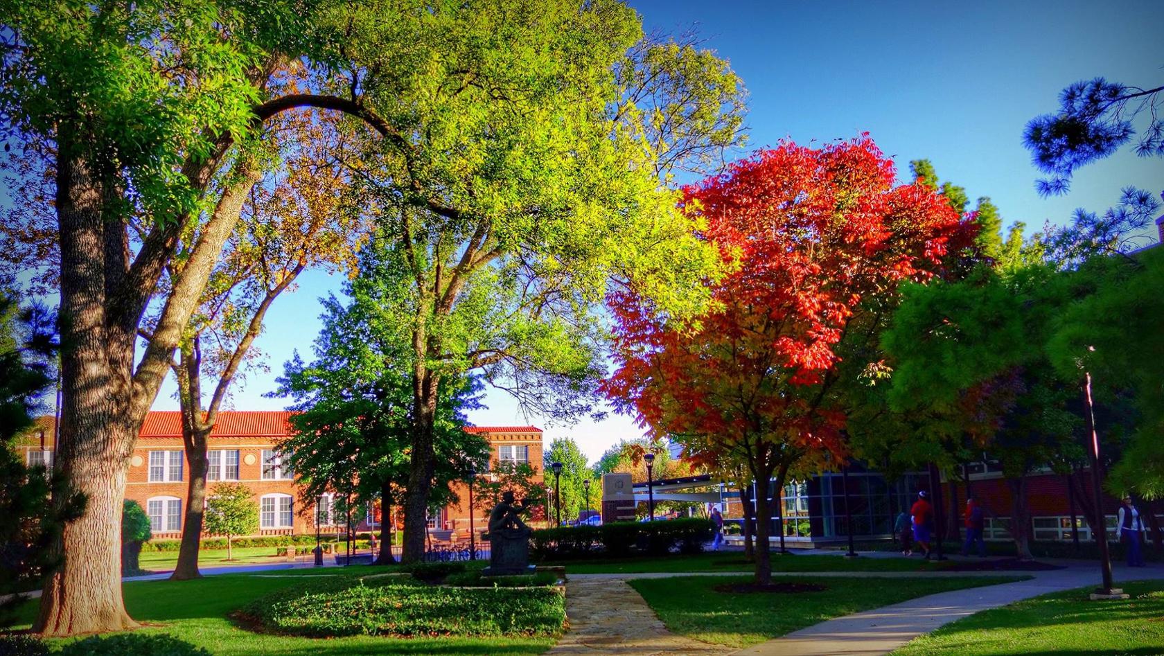 Campus in fall