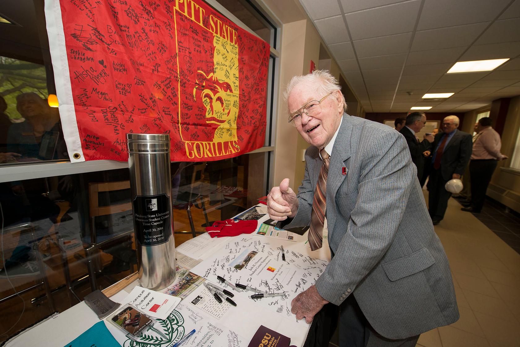 Jack Overman Signing Time Capsule