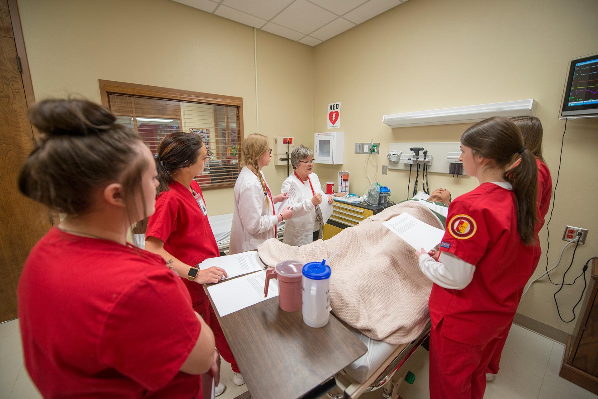 Nursing Students with Faculty 
